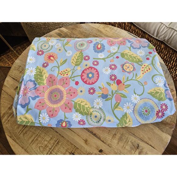 Pottery Barn Floral Colorful Duvet Full/Queen 86x86 Rare EUC Retired - Picture 3 of 6